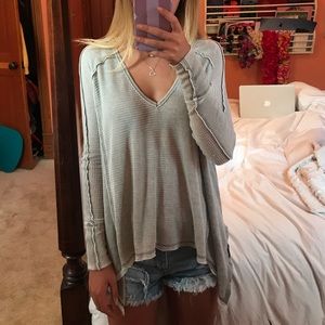 Free People long sleeve shirt